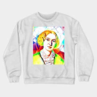 George Eliot Colourful Portrait | George Eliot Artwork 15 Crewneck Sweatshirt